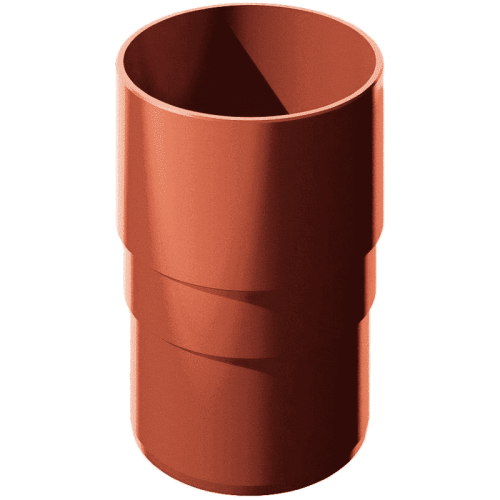 Соединитель трубы Verat 125/82 красный