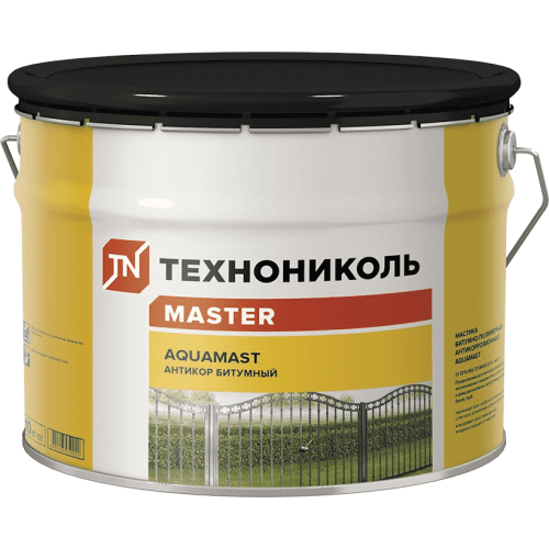 Мастика Технониколь Aquamast 8 кг антикоррозионная