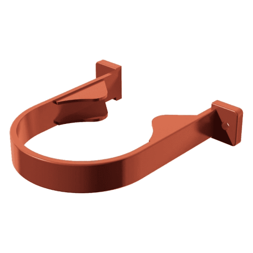 Хомут трубы Verat 125/82 красный